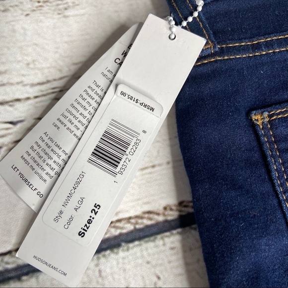 Hudson Jeans Midrise Crop Natalie Skinny Jeans - Picture 6 of 8